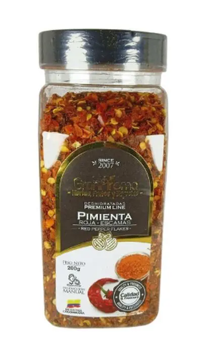 [9348-UND] CONDI PIMENTA ROJA ESCAMAS GRANAROMA 200 UND