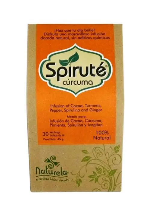 [1823-UND] TE SPIRUTE CURCUMA NATURELA 45 GR UND