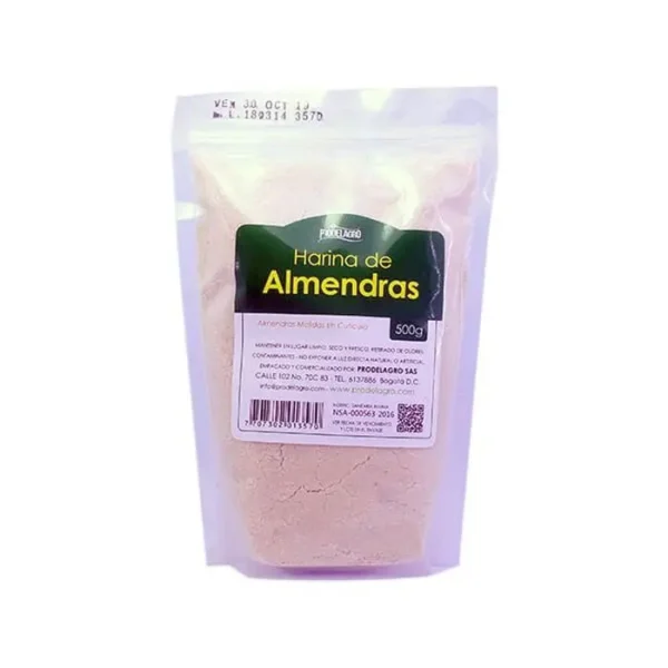 [4303-UND] HARINA DE ALMENDRAS PRODELAGRO 500 G UND