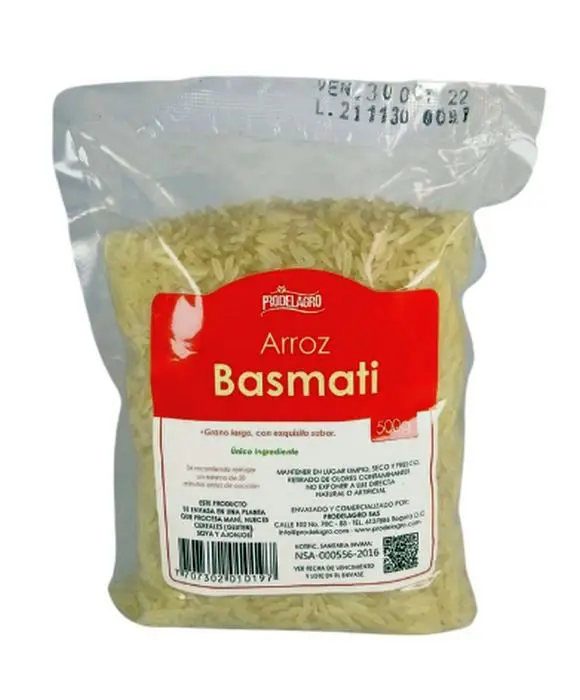 [4295-UND] ARROZ PRODELAGRO BASMATI 500 G UND