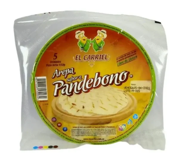 [12919-UND] AREPA EL CARRIEL PANDEBONO 450 G UND