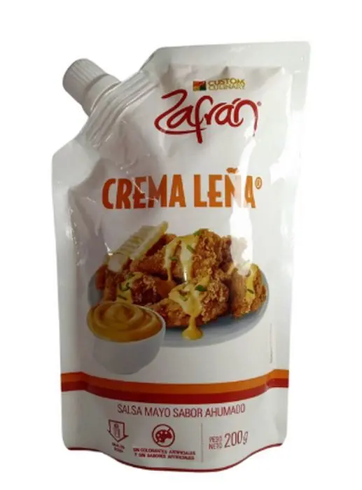[6326-UND] SALSA CREMA LENA ZAFRAN 200 GR UND