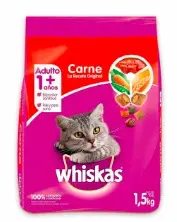 ALIMEN GA WISKAS CARNE ADULTO 1500 G UND