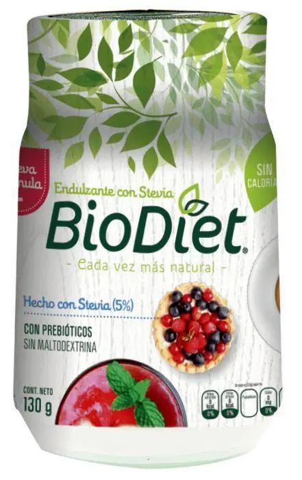 ENDULZ BIO DIET FRASCO 130 GR UND
