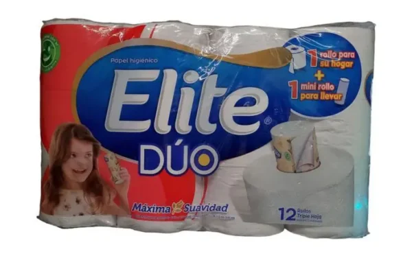 PAPEL HIGIE ELITE DUO 12 U UND
