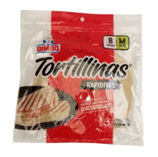 [12410-UND] TORTILLA BIMBO RAPIDITAS CHIA QUIN 180 G UND