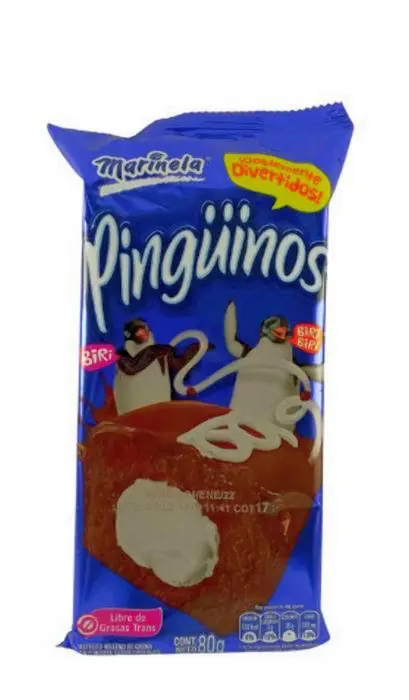[12484-UND] PONQUE PINGUINOS MARINELA 80 G UND