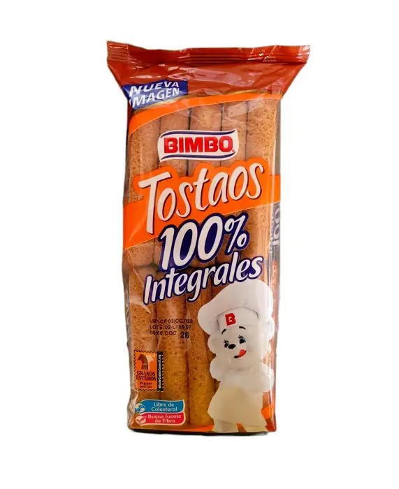 [2843-UND] TOSTADAS INTEGRALES BIMBO 150 GR UND