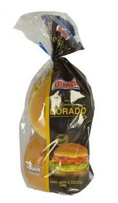 PAN BIMBO HAMBURGUESA DORADO 360 G UND