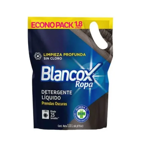 [10050-UND] DETERG LIQ BLANCOX ROPA OSCURA 1800 ML UND