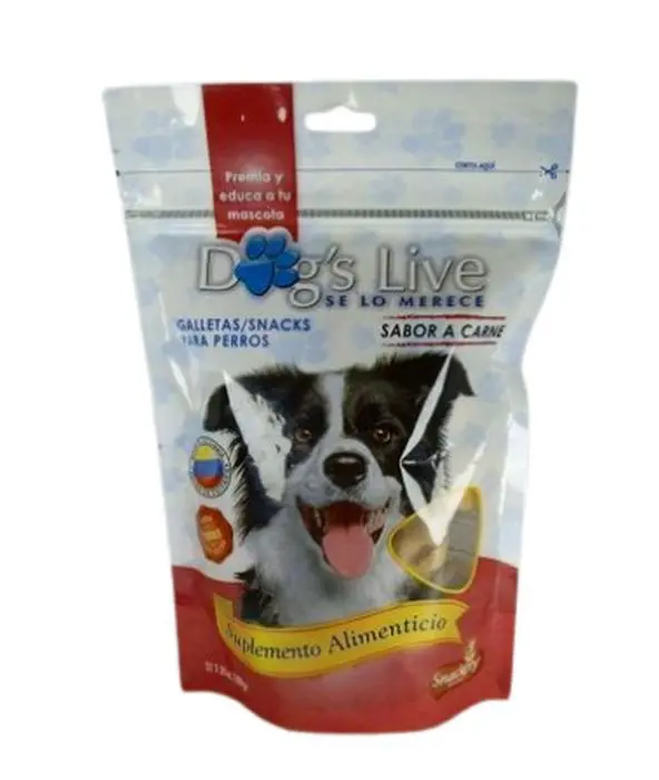 [9495-UND] ALIMEN PE GALLETAS CARNE DOGS LIVE 200 G UND