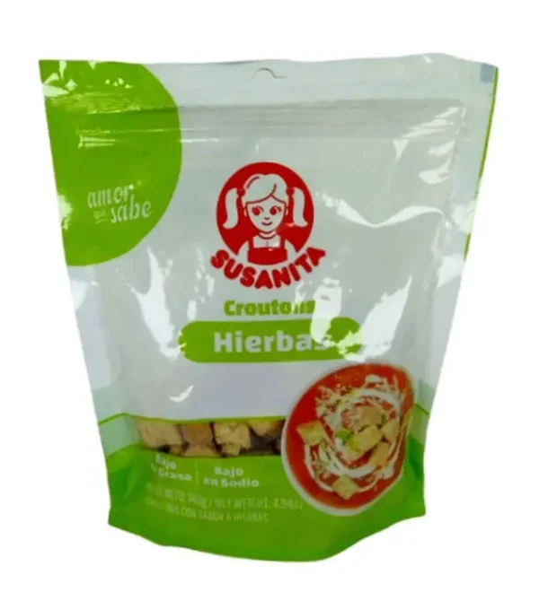 CROUTONS HIERBAS LIGHT SUSANITA  140 GR UND