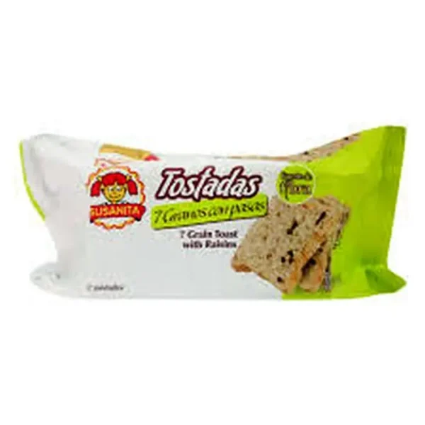 [9986-UND] TOSTADAS 7 GRANOS/PASAS SUSANITA 125 G UND