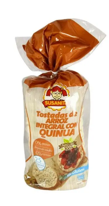 TOSTADAS SUSANITA ALINADAS 250 GR UND