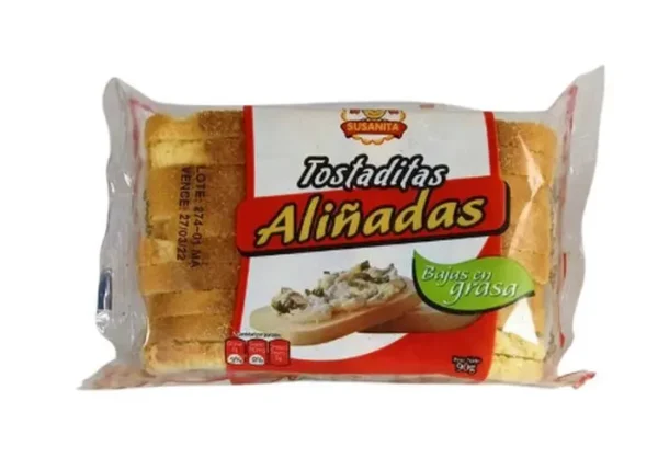 TOSTADAS AJO  SUSANITA 90 GR UND