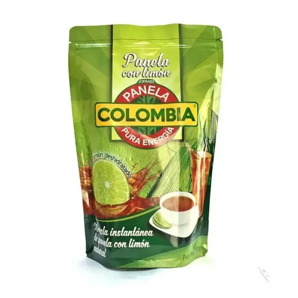 PANELA EN POLVO LIMON COLOMBIA 15G 50 U UND