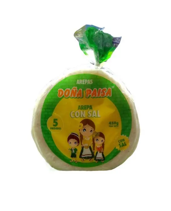 [1263-UND] AREPA CON SAL DONA PAISA  5 U 450 GR UND