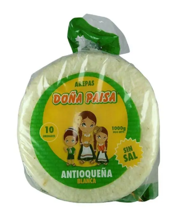AREPA BLANCA DONA PAISA 10  1000 GR UND