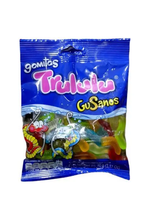 [10849-UND] GOMITAS GUSANOS TRULULU 90 G UND