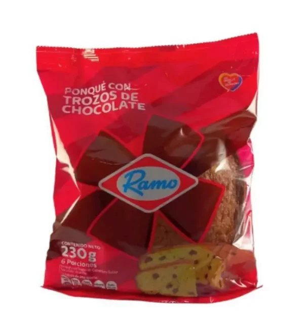 [5574-UND] PONQUE RAMOTROZOS DE CHOCOLATE 230 GR UND