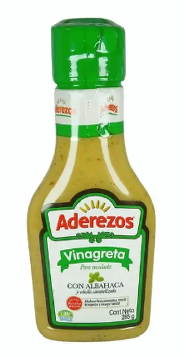 VINAGRETA ADEREZOS ALBAH CEB CARAML 255G UND