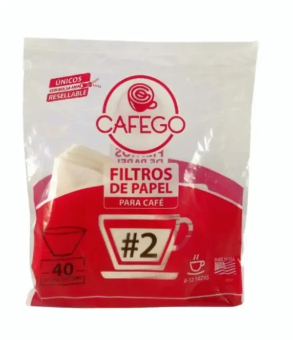 [2518-UND] FILTRO DE PAPEL PARA CAFE CONO N2 40 U UND