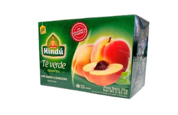[2449-UND] TE VERDE HINDU DURAZNO 26 G UND