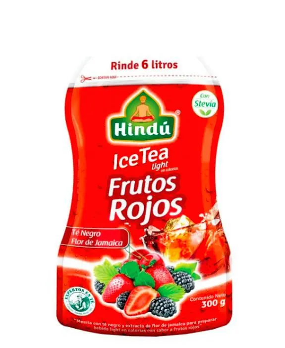 [11043-UND] TE FRUTOS ROJOS BAJO CALORIAS HINDU 300G UND