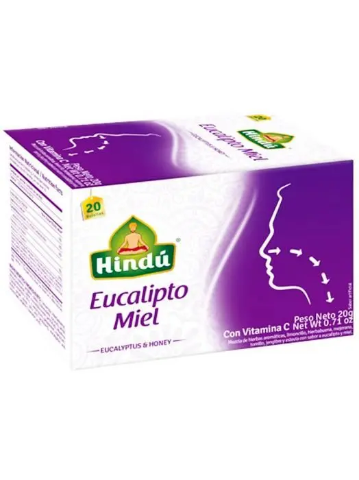 INFUSION HINDU EUCALIPTO MIEL 20 G UND