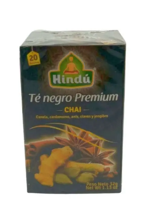 [4503-UND] TE NEGRO PREMIUM CHAI HINDU 32 G UND