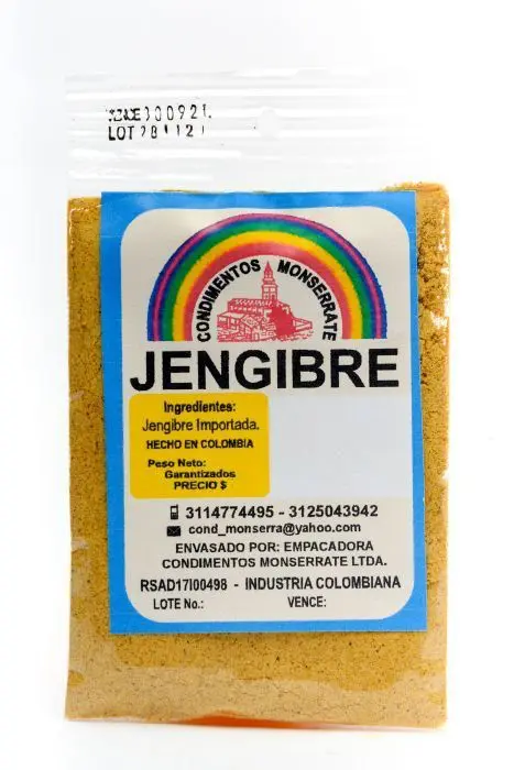 JENGIBRE MONSERRATE POLVO 20 GR UND