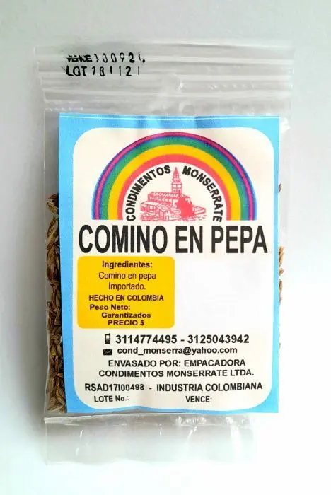 CONDI COMINO PEPA MONSERRATE 10 GR UND