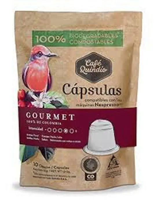 [9974-UND] CAFE GOURMET CAPSULA QUINDIO 10 U 55 G UND