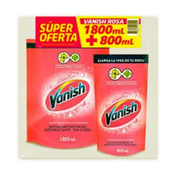 [10903-UND] QUITAMANCHAS VANISH ROSA 1800+800 ML UND