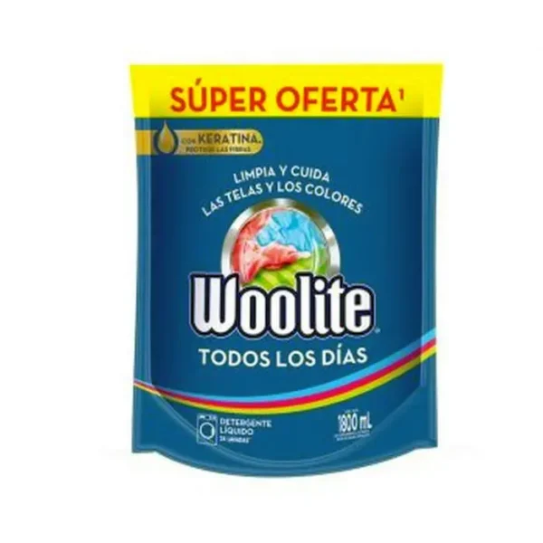 [8844-UND] DETERG LIQ WOOLITE TODOS LOS DIAS 1800ML UND