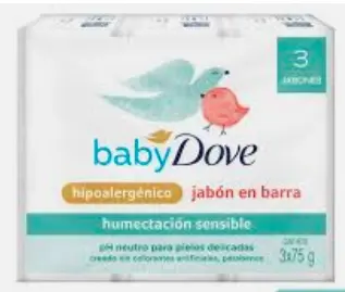 JABON DOVE HUMECTACION SENSIBLE 75 G 3 UND