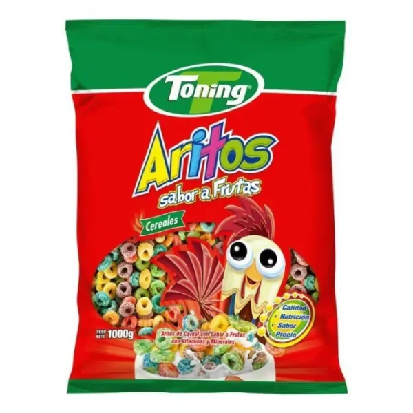 CEREAL ARITOS FRUTAS TONING 1000 G UND