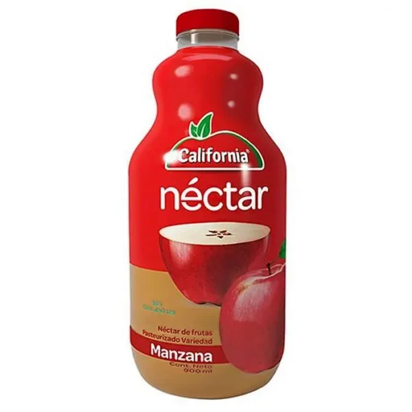 [10996-UND] JUGO NECTAR MANZANA CALIFORNIA 900 ML UND