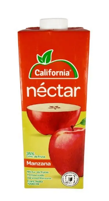 [11001-UND] JUGO NECTAR CALIFORNIA MANZANA CAJA 1000 UND
