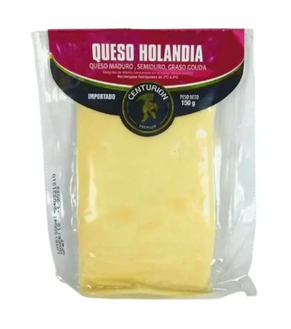 QUESO HOLANDIA CENTURION TAJADO 150 G UND