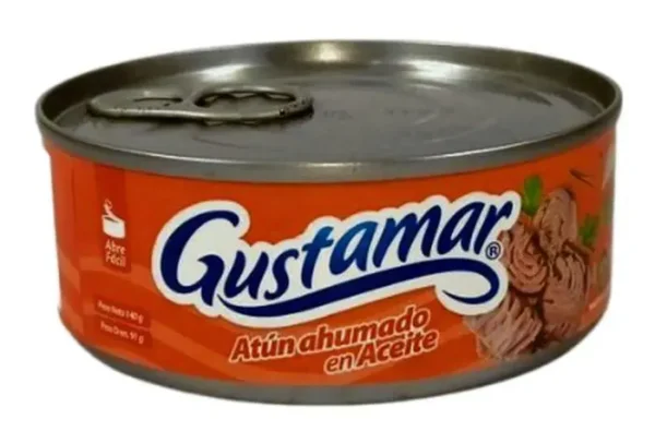 [6308-UND] ATUN LOMI ACEITE GUSTAMAR AHUMADO 160 GR UND