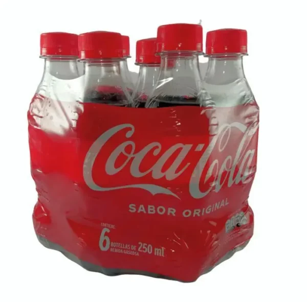[12502-6UN] GASEOSA COCA COLA 250 ML 6 UND