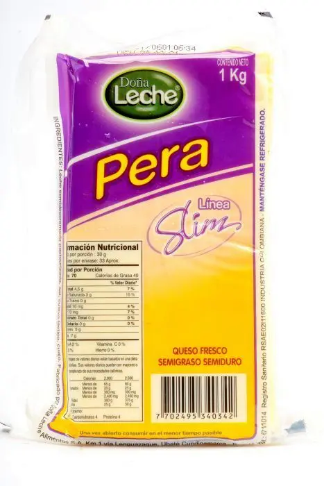 QUESO PERA DONA LECHE SLIM 1000 G UND