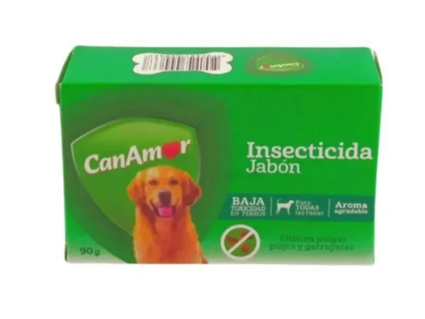 [4116-UND] JABON CAN AMOR INSECTICIDA PULG/P/G 9 UND