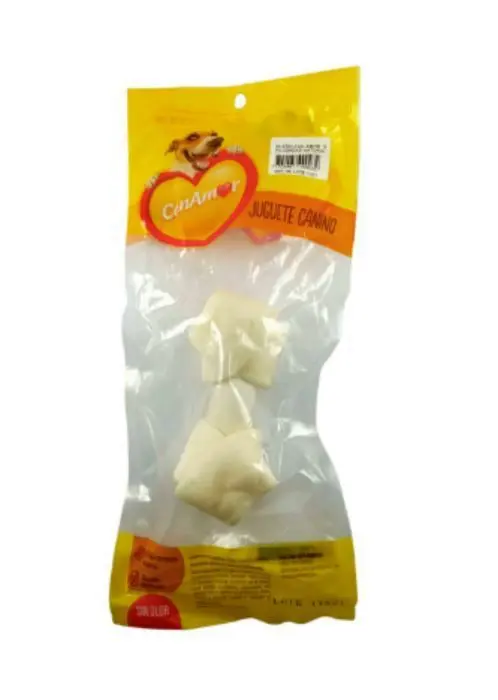 [2090-UND] HUESOS CAN AMOR NATURAL 5 PULG U UND