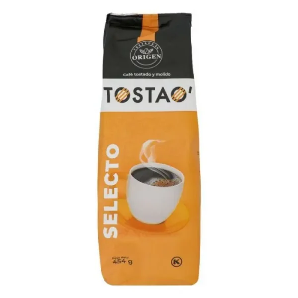[10693-UND] CAFE TOSTADO MOLIDO SELECTO TOSTAO 454 G UND