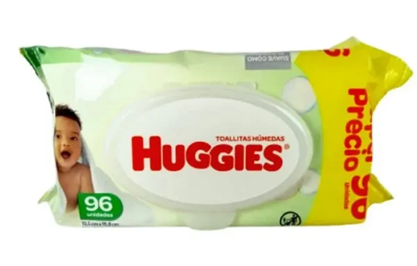 [9165-UND] PANITOS HUMEDOS HUGGIS ACT FRSH P96 UND
