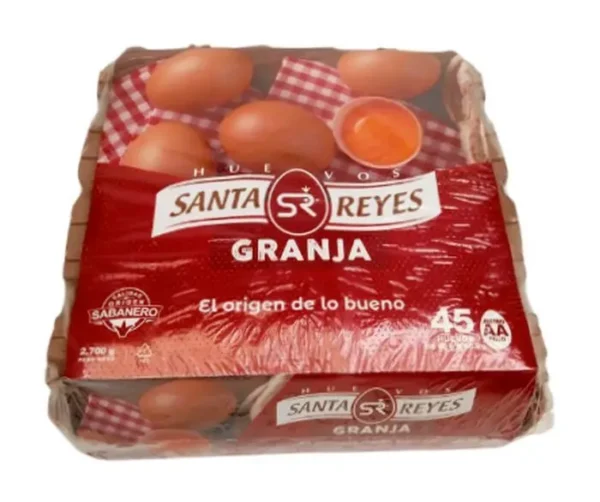 [956-UND] HUEVOS AA ROJO SANTA REYES  45 U UND