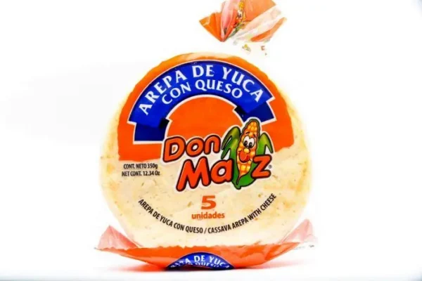 [12903-UND] AREPA DON MAIZ DE YUCA CON QUESO 350 G UND
