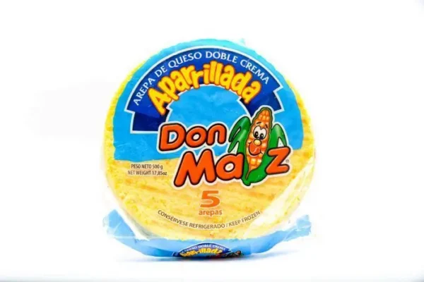 [12905-UND] AREPA DON MAIZ APARRILLADA DE QUESO 500G UND